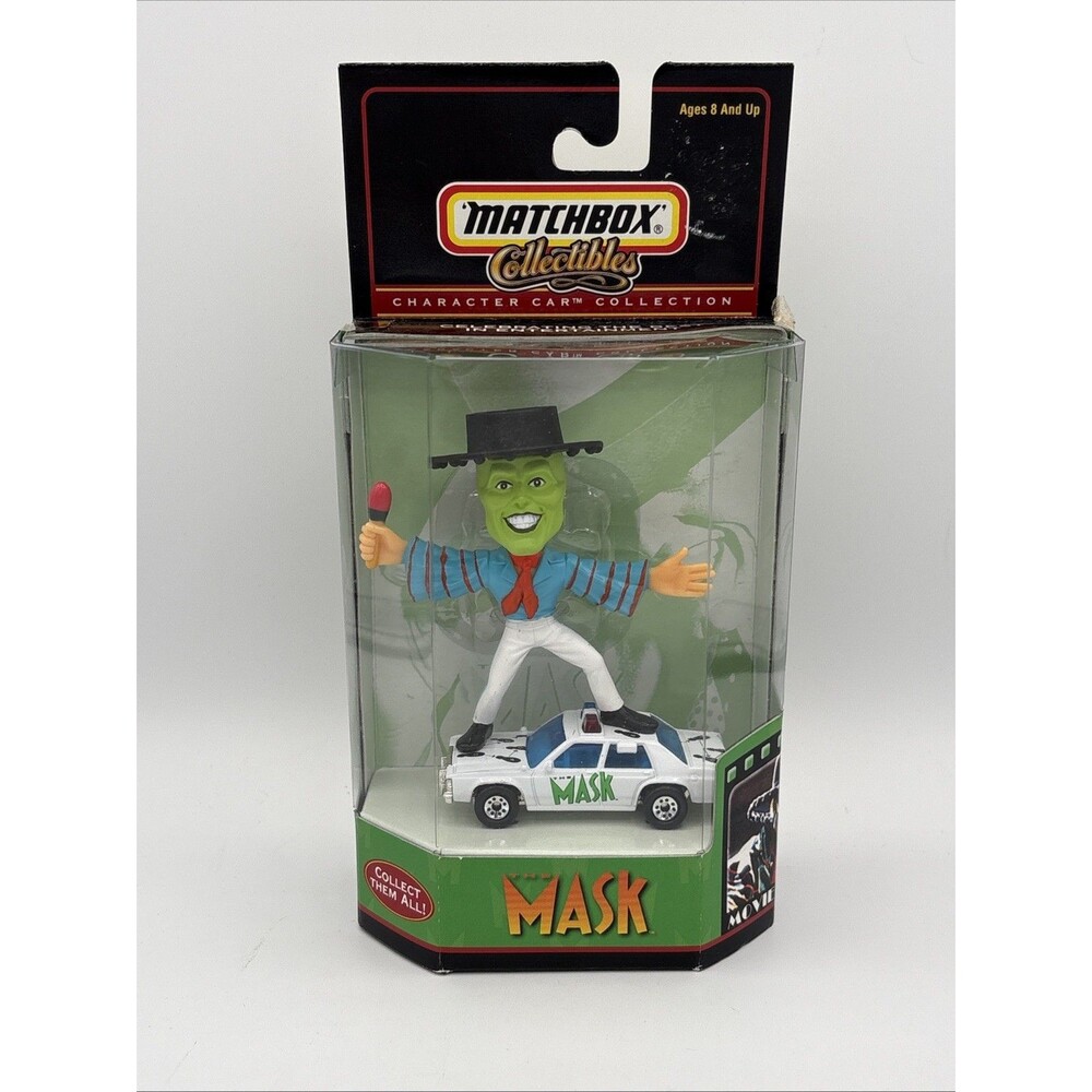 New In Box The Mask movie Matchbox Character Car by Mattel Vintage Diecast EC